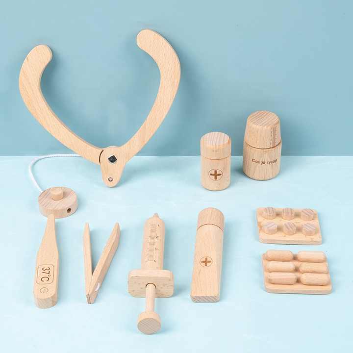リアル お医者さんごっこセット おままごと 光る 音 モンテッソーリ