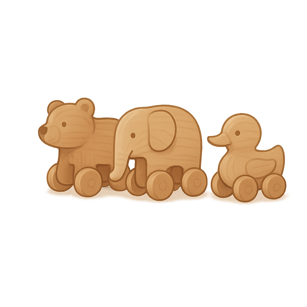 木製動物・ころころ動物