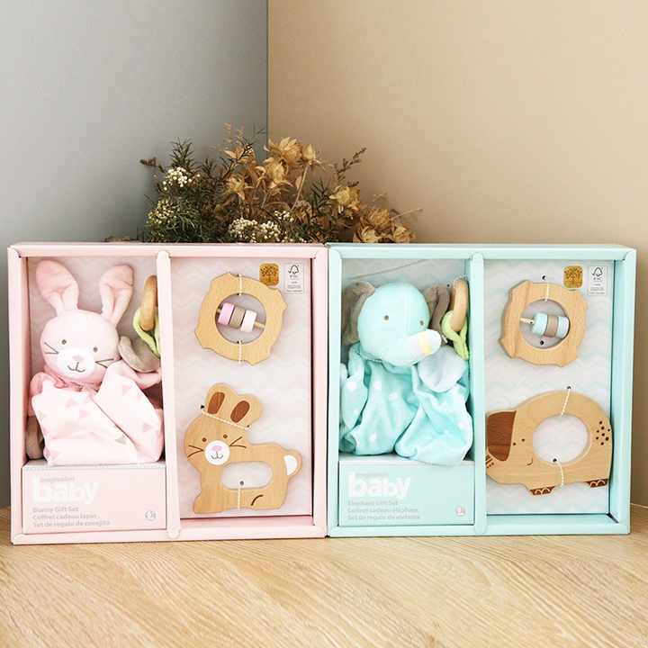 ふわもく木製ギフトセット 全体