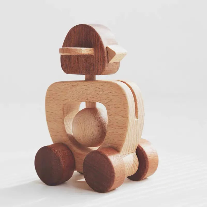 木製ころころラトル トリ