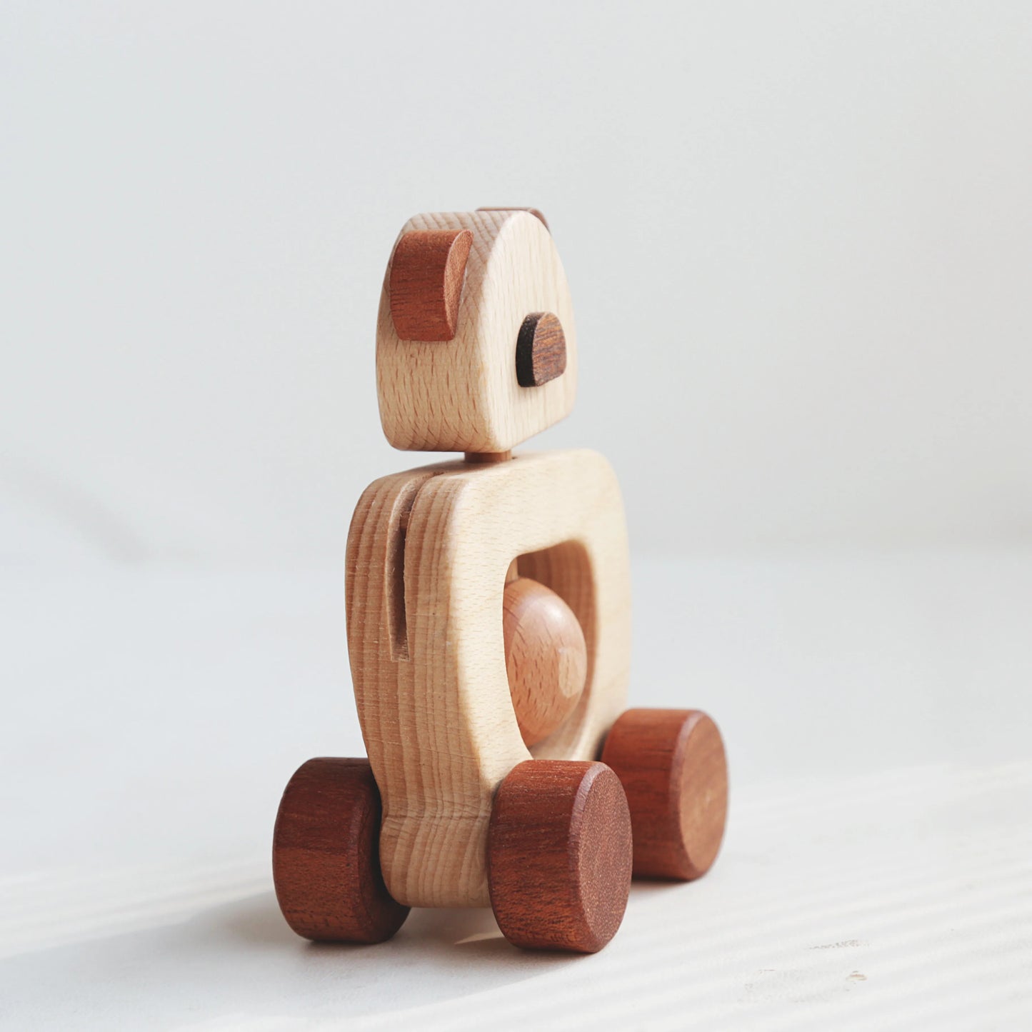 木製ころころラトル パンダ