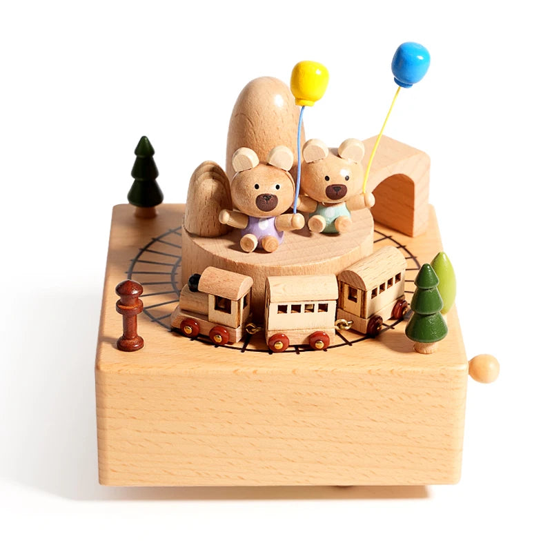 木製回転オルゴールセット|かわいい動物モチーフ – YohanBox – Yohanbox 木製回転オルゴールセット|かわいい動物モチーフ – YohanBox – Yohanbox