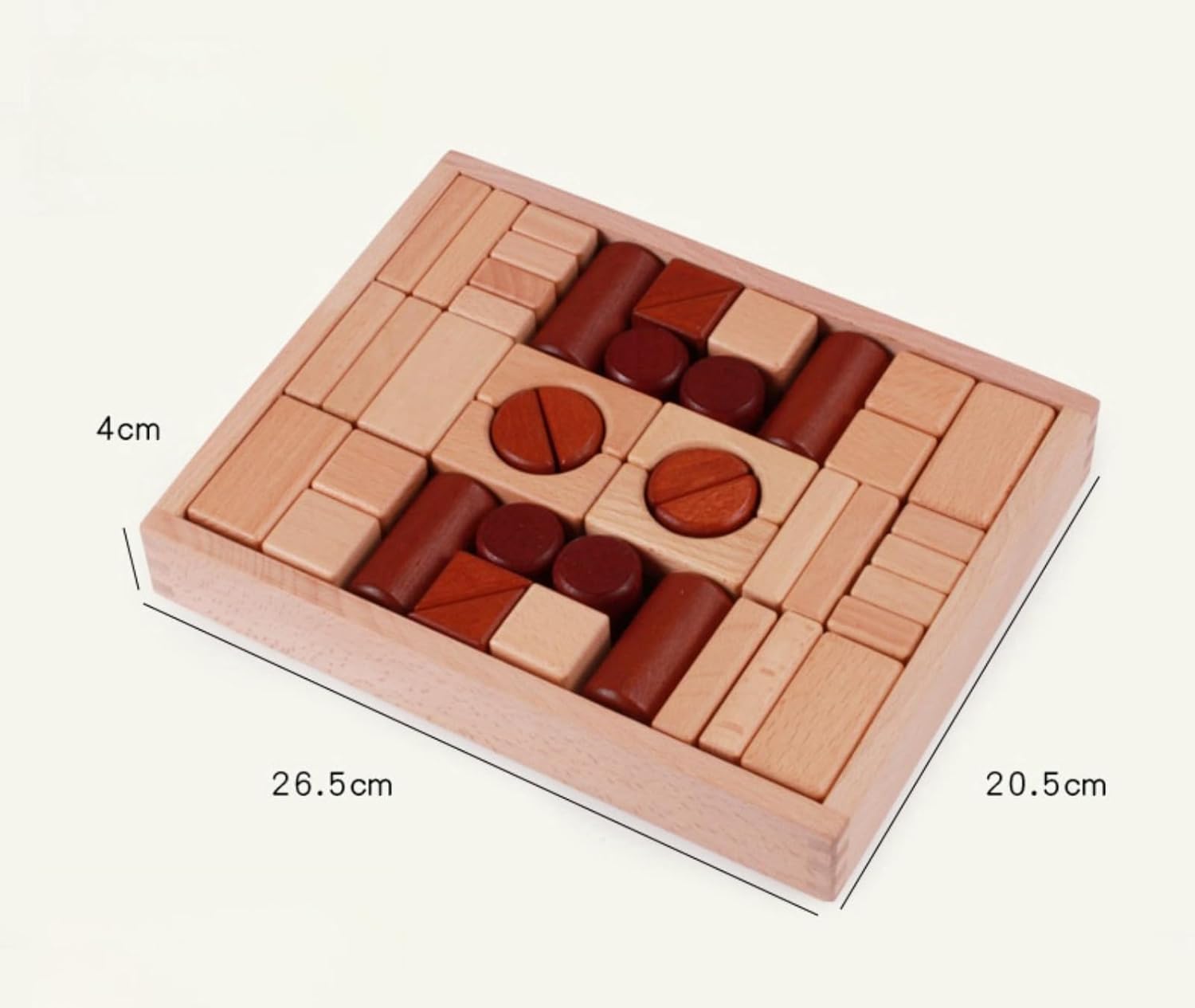 天然木の自然積み木セット｜ナチュラルブロック – YohanBox – Yohanbox