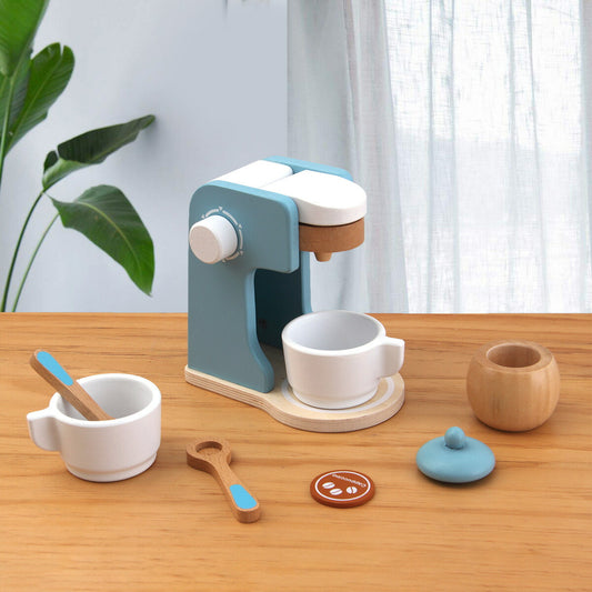 木製コーヒーメーカー＆ままごとセット｜北欧風デザインのおしゃれ知育玩具