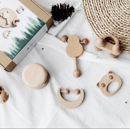 ローラー型の木製ティーザー