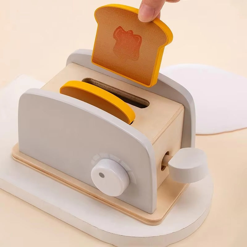 パンを入れてダイヤルを回す操作のクローズアップ