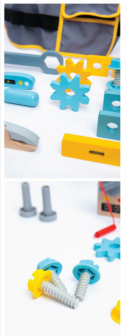 小さな子どもが工具を使っているイメージ